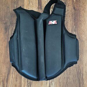 ATA MMA Tae Kwon Do Karate Youth Padded Chest Protector 13.5" CHEST WIDTH ~USED~